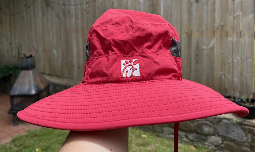 Chic-Fil-A Employee Sun Hat Cap Red Adjustable Work Uniform One Size Chicfila